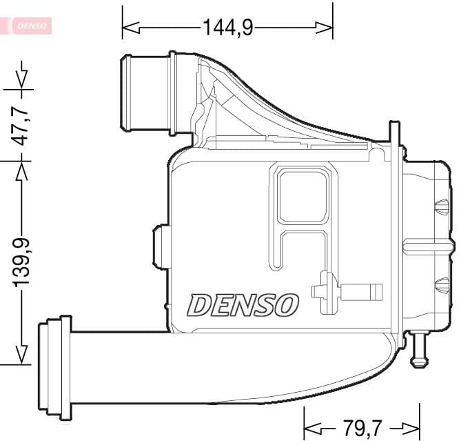 Intercooler, compresor DENSO DIT12006