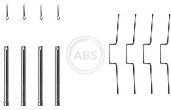 Set accesorii, placute frana ABS 1176Q