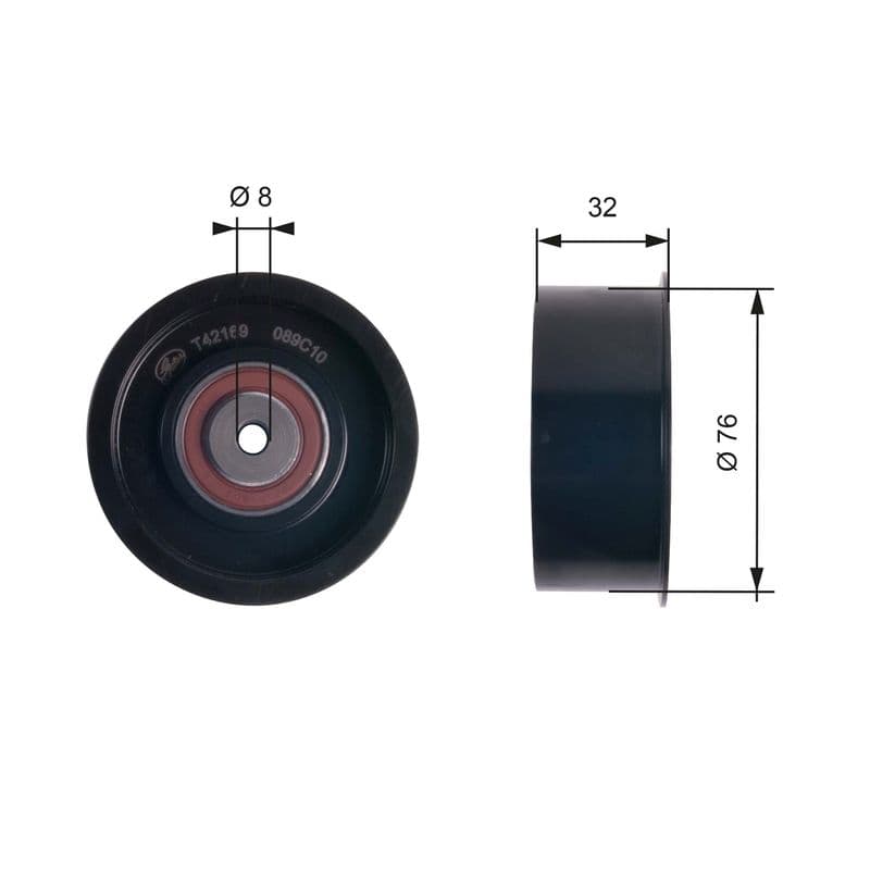Rola ghidare/conducere, curea distributie GATES PowerGrip™ T42169