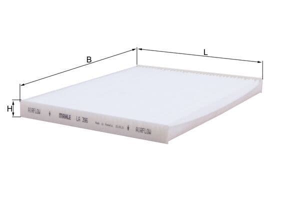 Filtru, aer habitaclu MAHLE LA 396