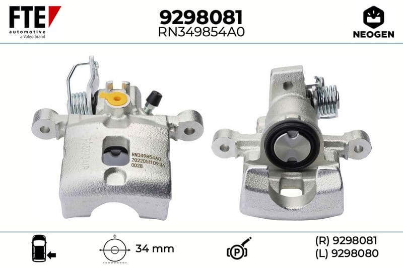 Etrier frana FTE NEOGEN 9298081