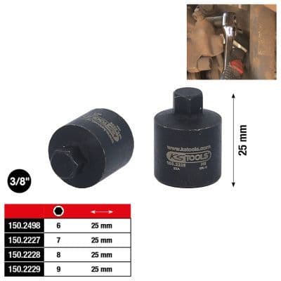 Cap chei tubulare etrier frana KS TOOLS 150.2498