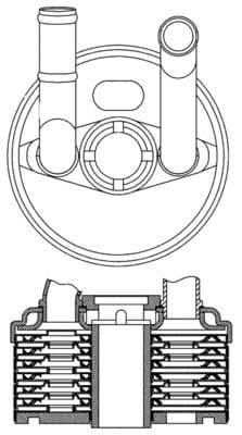 Radiator racire ulei, cutie de viteze automata MAHLE BEHR CLC 184 000S