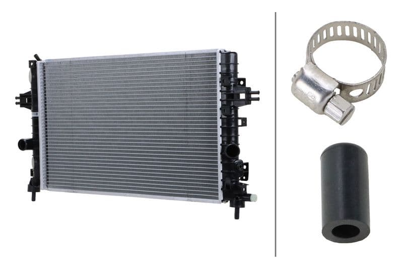 Radiator, racire motor HELLA 8MK 366 302-481