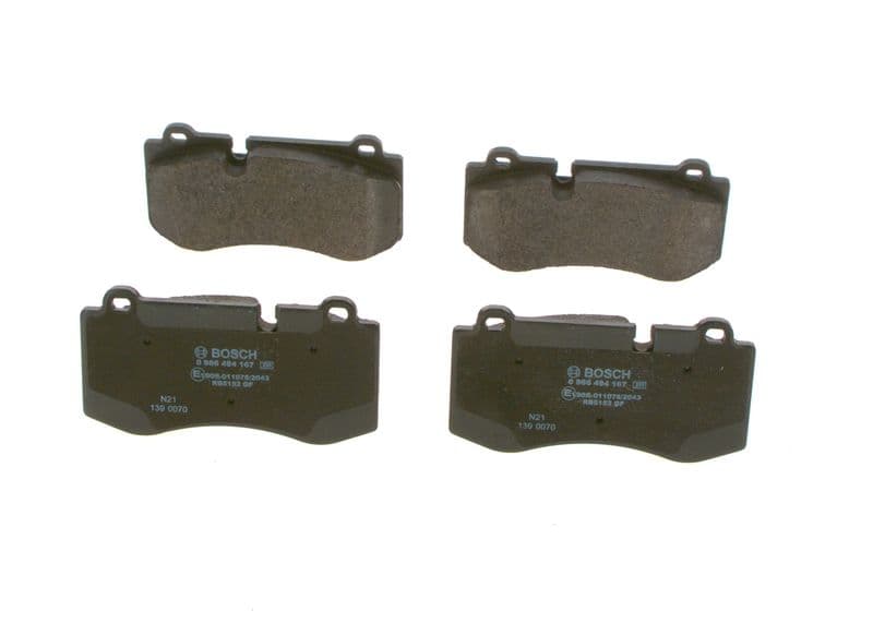 set placute frana,frana disc BOSCH 0 986 494 167