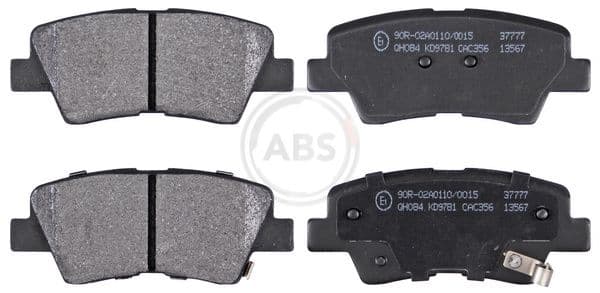 set placute frana,frana disc ABS 37777