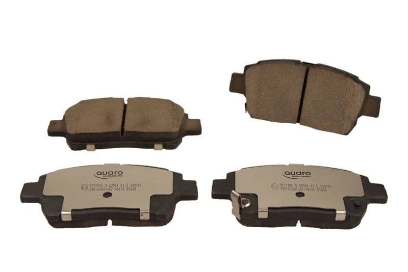set placute frana,frana disc QUARO SILVER CERAMIC QP7748C