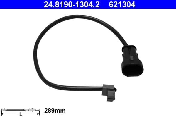 senzor de avertizare,uzura placute de frana ATE 24.8190-1304.2