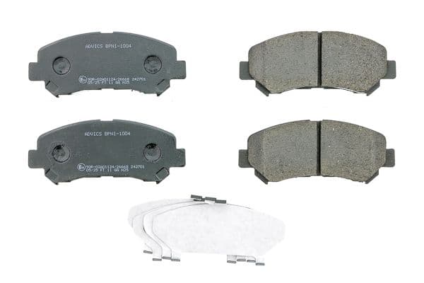 set placute frana,frana disc AISIN Premium ADVICS by BPNI-1004