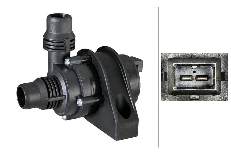 Pompă de apă suplimentară (circuitul apei de răcire) HELLA 8TW 358 304-671
