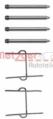 Set accesorii, placute frana METZGER AUTOTEILE 109-1081