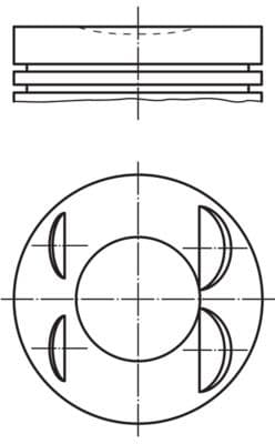 Piston MAHLE 021 PI 00127 001