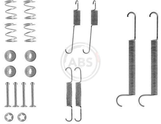 Set accesorii, sabot de frana ABS 0746Q