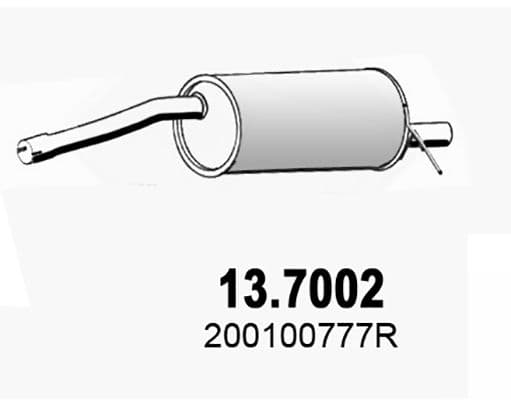 Toba esapament finala ASSO 13.7002