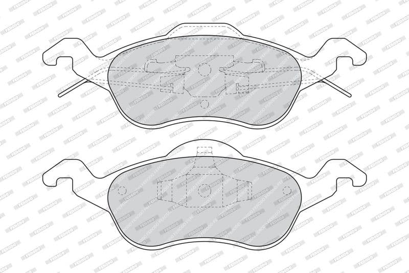set placute frana,frana disc FERODO PREMIER FDB1318B
