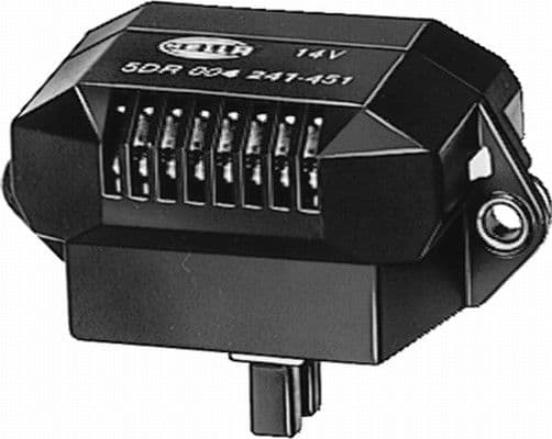 Regulator, alternator HELLA 5DR 004 241-451