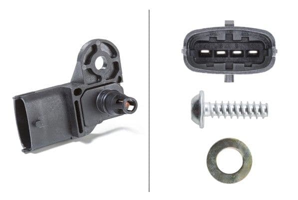 senzor,presiune supraalimentare HELLA 6PP 009 400-311