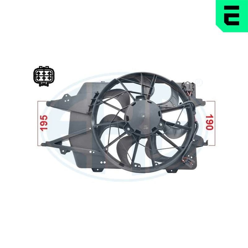 Ventilator, radiator ERA 352082