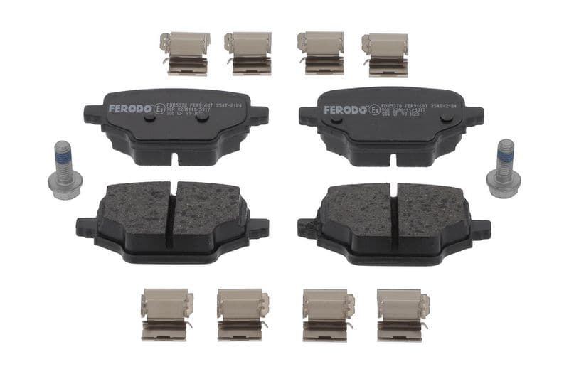 set placute frana,frana disc FERODO PREMIER ECO FRICTION FDB5378