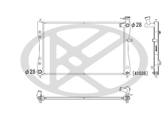 Radiator, racire motor KOYORAD PL031942
