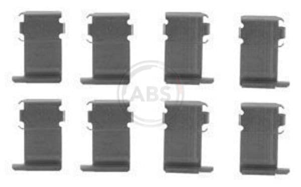 Set accesorii, placute frana ABS 1162Q