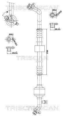 conducta presiune variabila,aer conditionat TRISCAN 9010 25006