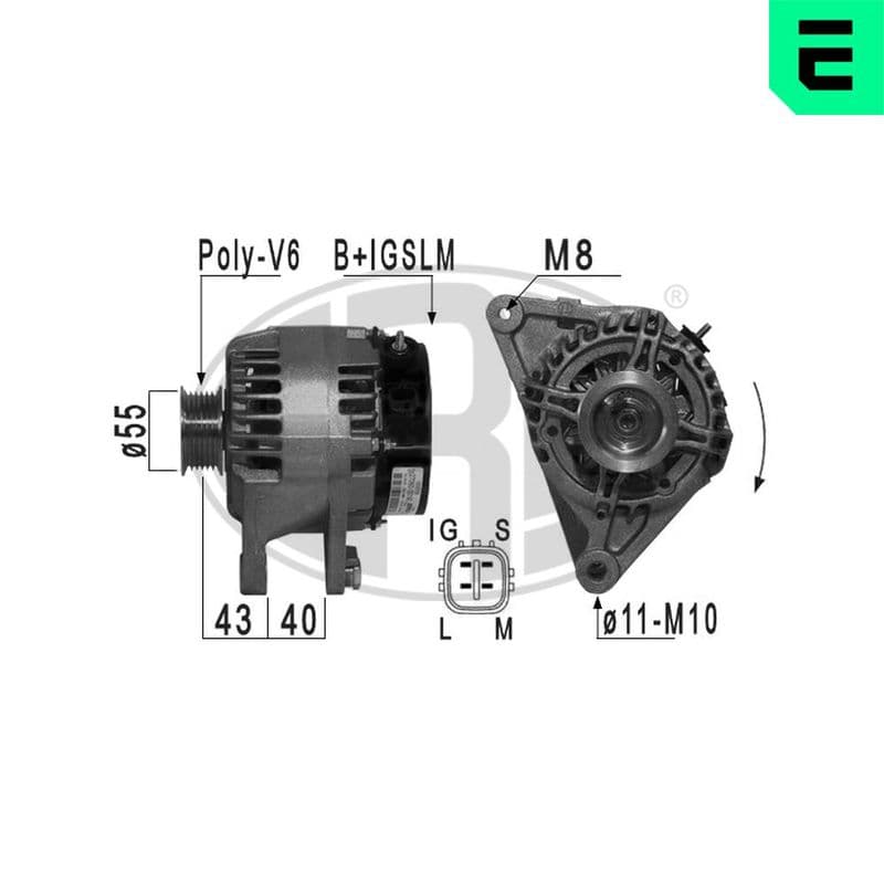 Generator / Alternator ERA 210980A