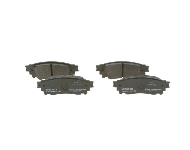 set placute frana,frana disc BOSCH 0 986 494 822