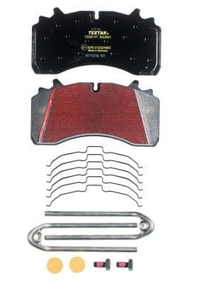 set placute frana,frana disc TEXTAR 2933601
