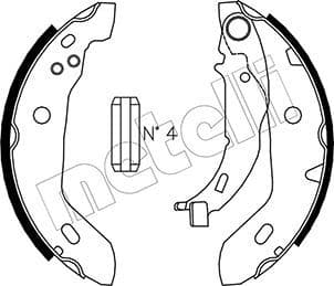Set saboti frana METELLI 53-0235