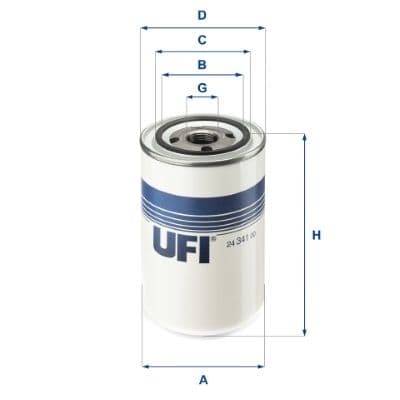 filtru combustibil UFI 24.341.00