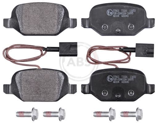 set placute frana,frana disc ABS 37863