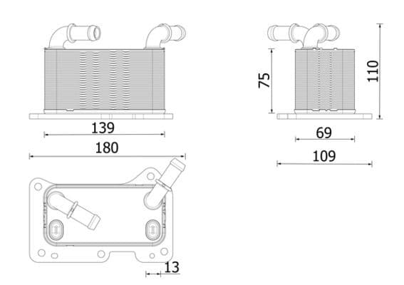 Radiator ulei, ulei motor MAHLE BEHR *** PREMIUM LINE *** CLC 323 000P
