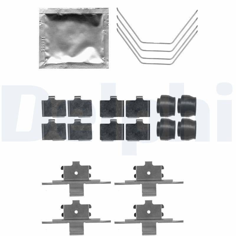 Set accesorii, placute frana DELPHI LX0521