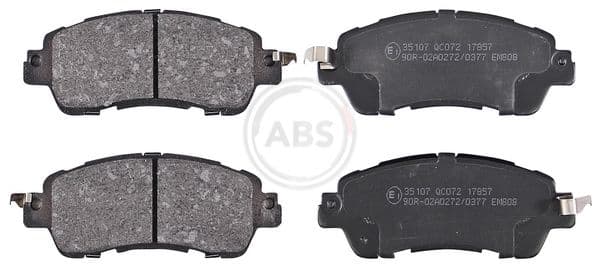 set placute frana,frana disc ABS 35107