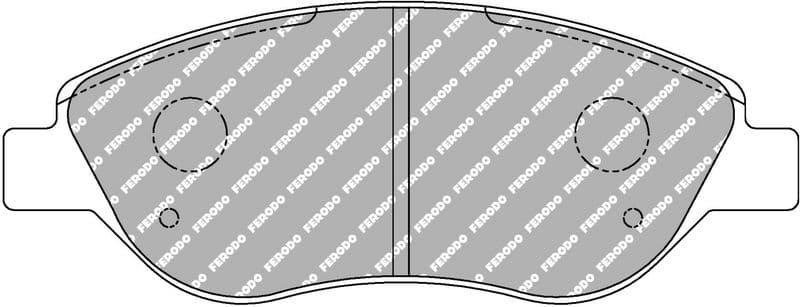 set placute frana,frana disc FERODO RACING DS3000 FCP1468R