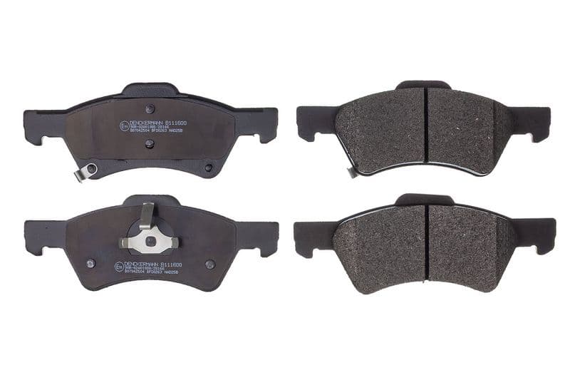set placute frana,frana disc DENCKERMANN B111600