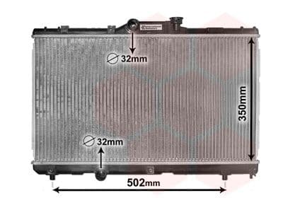Radiator, racire motor VAN WEZEL 53002147