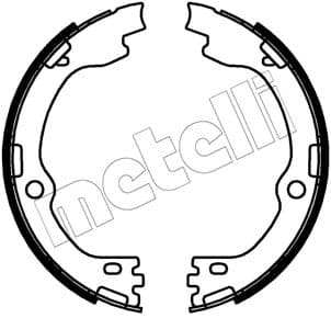 Set saboti frana, frana de mana METELLI 53-0738