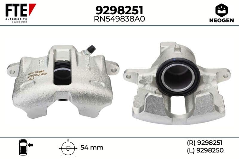 Etrier frana FTE NEOGEN 9298251