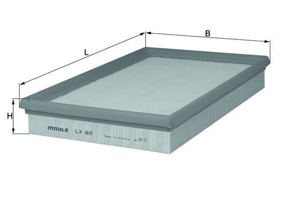 Filtru aer MAHLE LX 63