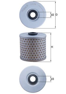 filtru combustibil MAHLE KX 34