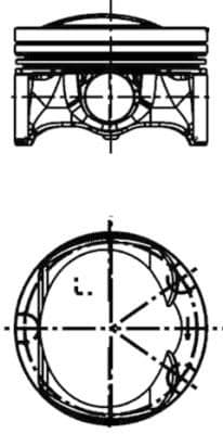 Piston KOLBENSCHMIDT 41509600