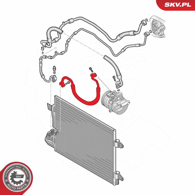 conducta inalta presiune,aer conditionat ESEN SKV 43SKV549