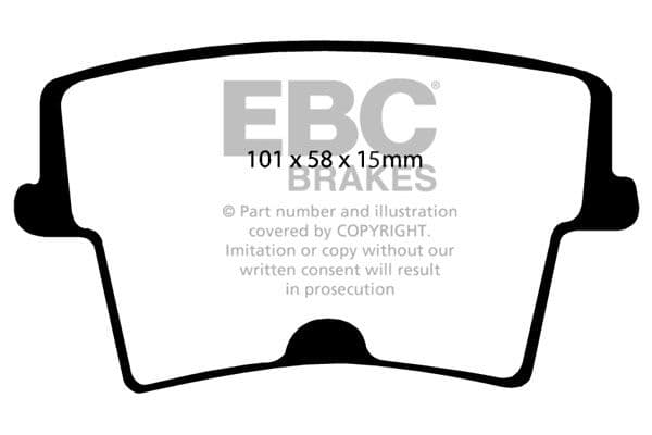 set placute frana,frana disc EBC Brakes DP41722/2R