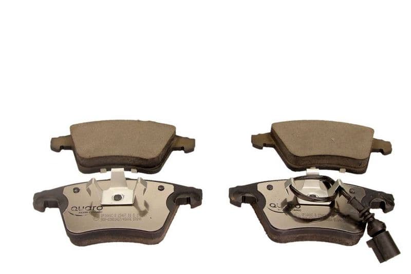 set placute frana,frana disc QUARO SILVER CERAMIC QP1641C