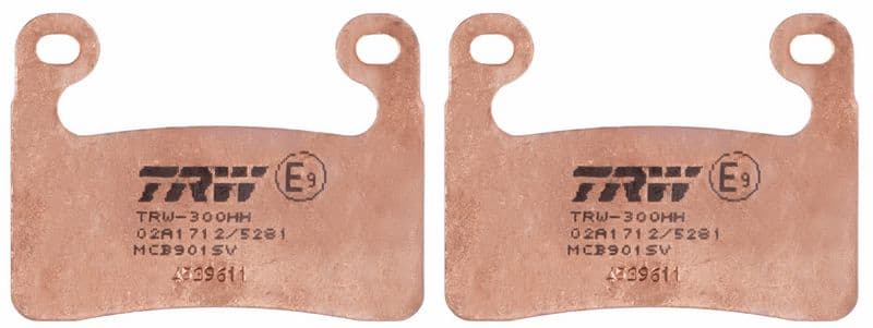 set placute frana,frana disc TRW Sinter Street MCB901SV