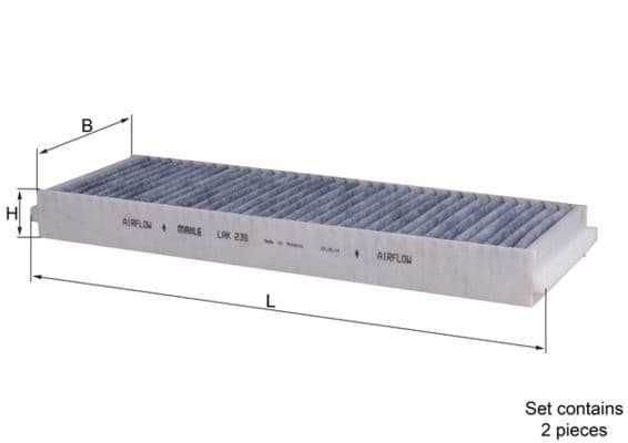 Filtru, aer habitaclu KNECHT LAK 239/S