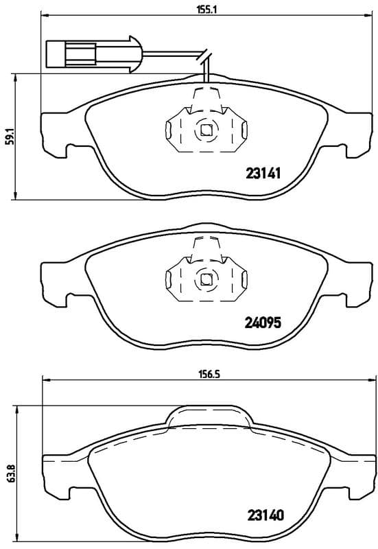 set placute frana,frana disc BREMBO PRIME LINE P 23 114