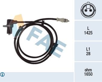 senzor,turatie roata FAE 78067